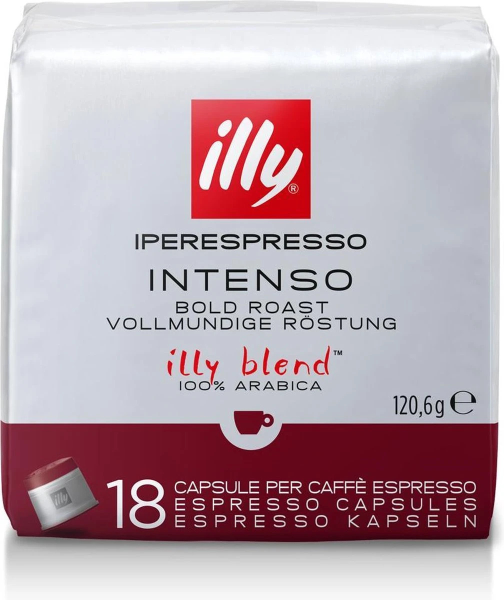 Illy - Iperespresso Koffie Home Intenso 6 X 18 Capsules 2 Illy - Iperespresso Koffie Home Intenso 6 X 18 Capsules - Afbeelding 2