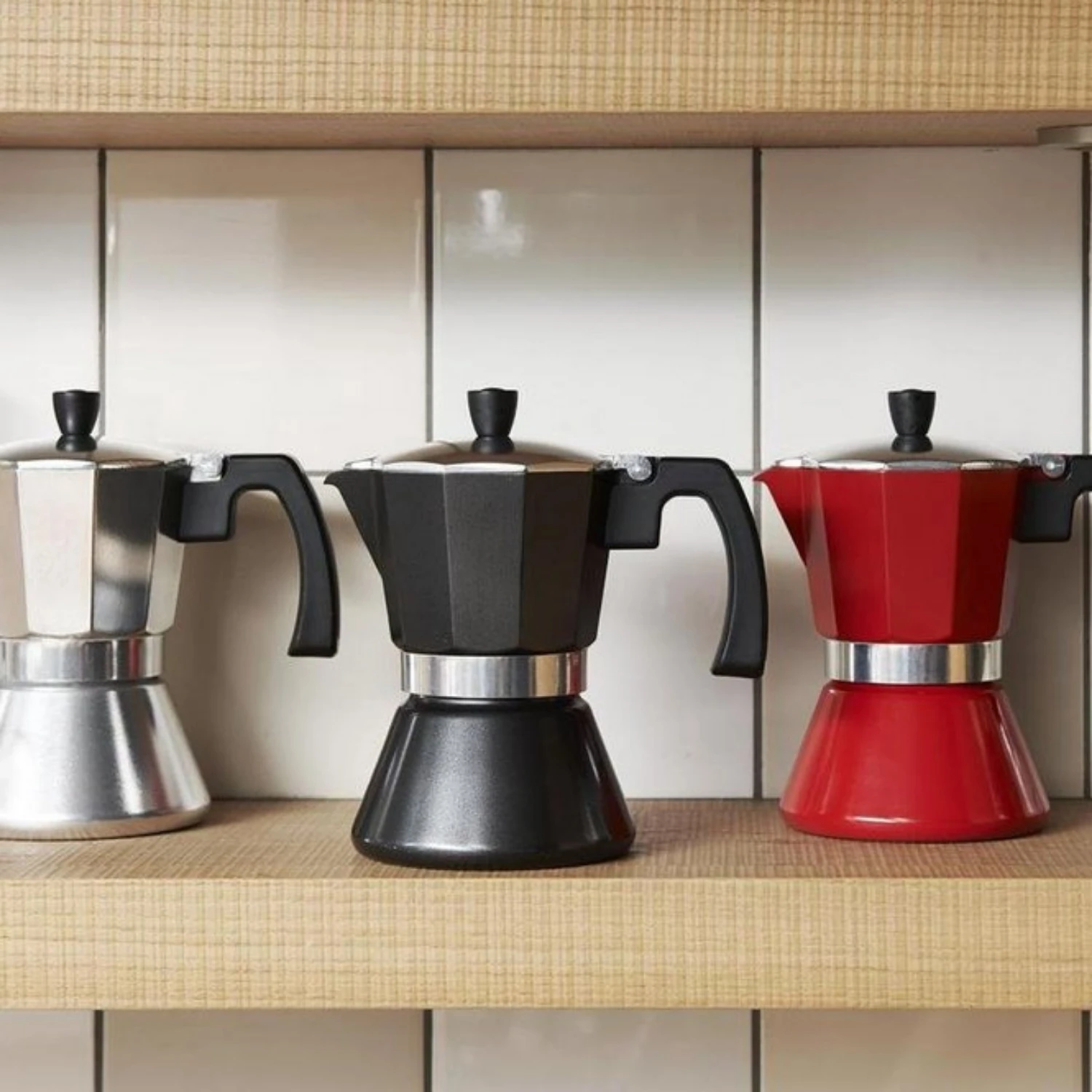 Bredemeijer Espressomaker Tivoli 6 Kops Aluminium 2 Bredemeijer Espressomaker Tivoli 6 Kops Aluminium - Afbeelding 2