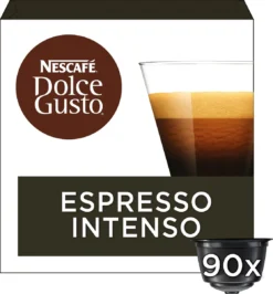 Nescafé Dolce Gusto Espresso Intenso Capsules - 90 Koffiecups 10 Nescafé Dolce Gusto Espresso Intenso Capsules - 90 Koffiecups -Koffie Korting Winkel 1116x1200