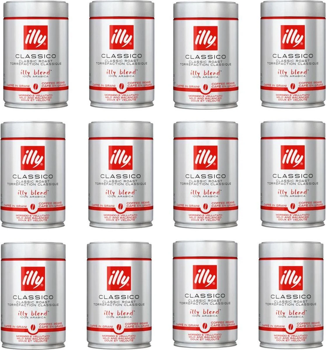 Illy Koffiebonen Classico - 12 X 250 Gram