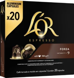 L'OR Espresso Forza Koffiecups - Intensiteit 9/12 - 10 X 20 Capsules 24 L'OR Espresso Forza Koffiecups - Intensiteit 9/12 - 10 X 20 Capsules -Koffie Korting Winkel 1129x1200 2