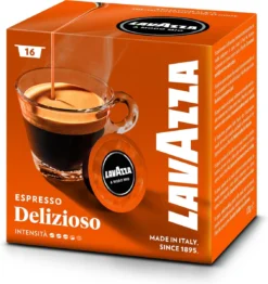 Lavazza A Modo Mio Delizioso Cups Grootverpakking - 16 X 16 Stuks 4 Lavazza A Modo Mio Delizioso Cups Grootverpakking - 16 X 16 Stuks -Koffie Korting Winkel 1130x1200