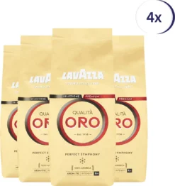 Lavazza Qualita Oro Koffiebonen - 500 Gram X4