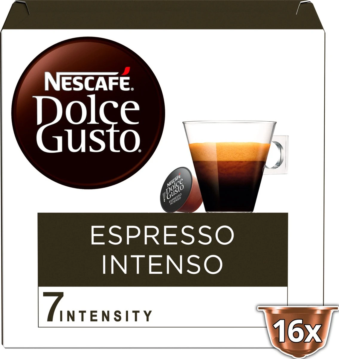 Nescafé Dolce Gusto Espresso Intenso Capsules - 48 Koffiecups 3 Nescafé Dolce Gusto Espresso Intenso Capsules - 48 Koffiecups - Afbeelding 3