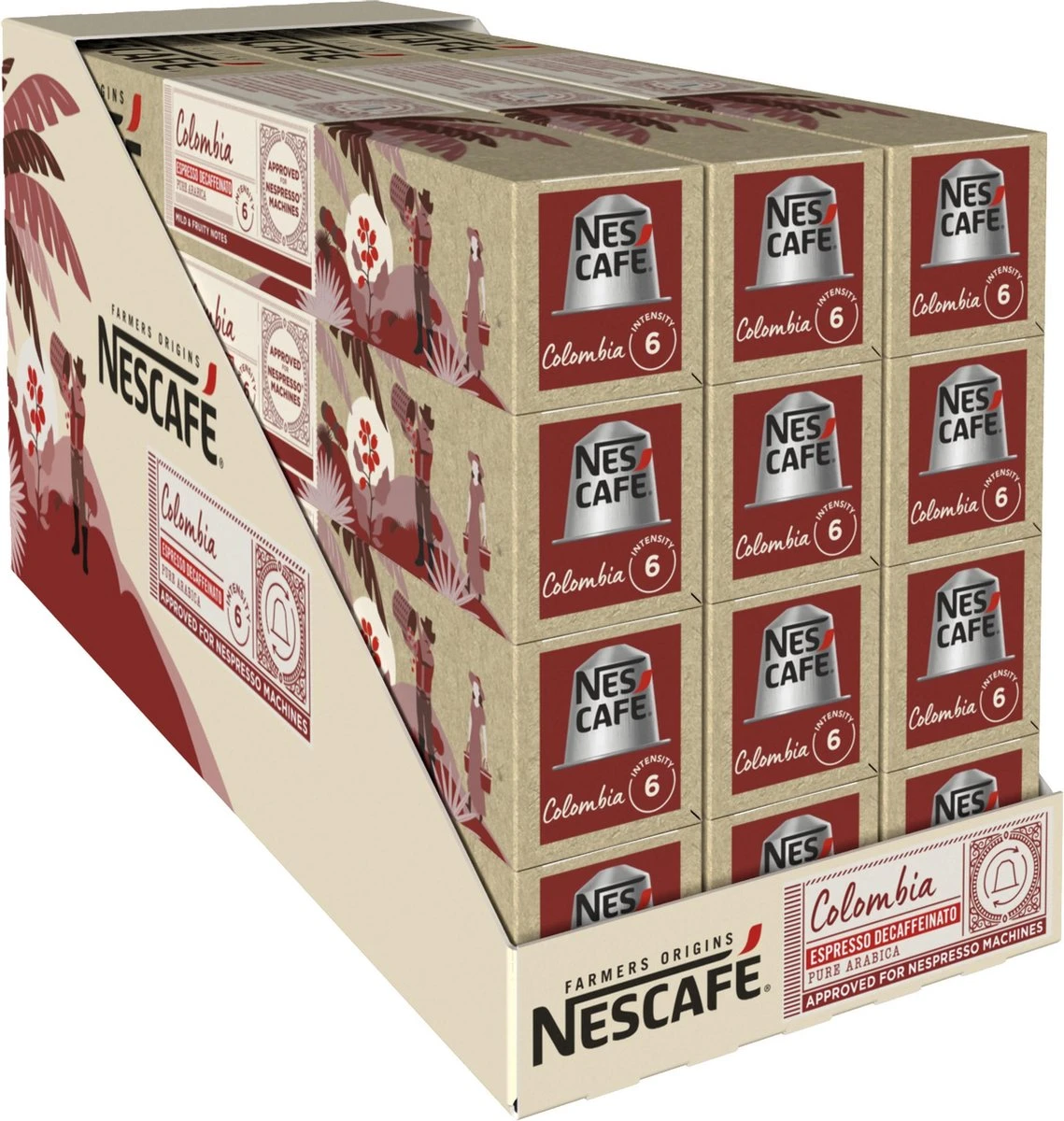 Nescafé Farmers Origins Colombia Espresso Decafé Capsules - 120 Koffiecups 1 Nescafé Farmers Origins Colombia Espresso Decafé Capsules - 120 Koffiecups