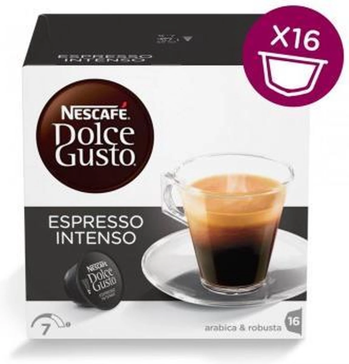 Nescafé Dolce Gusto Espresso Intenso Cups - 3 X 16 Stuks 2 Nescafé Dolce Gusto Espresso Intenso Cups - 3 X 16 Stuks - Afbeelding 2