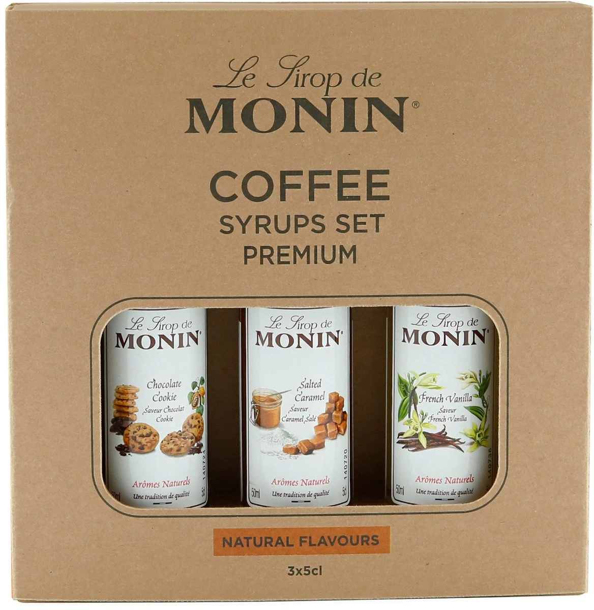 Monin Cadeauverpakking Siropen - 3x50ml - Koffiesiropen 1 Monin Cadeauverpakking Siropen - 3x50ml - Koffiesiropen