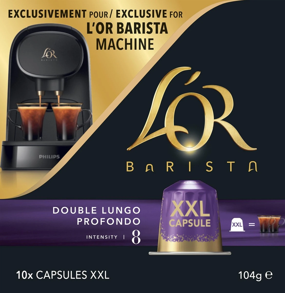 L'OR BARISTA XXL Lungo Profondo (8) - 5 X 10 Koffiecups 13 L'OR BARISTA XXL Lungo Profondo (8) - 5 X 10 Koffiecups - Afbeelding 13