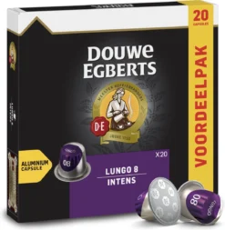 Douwe Egberts Lungo Intens Koffiecups - Intensiteit 8/12 - 10 X 20 Capsules 18 Douwe Egberts Lungo Intens Koffiecups - Intensiteit 8/12 - 10 X 20 Capsules -Koffie Korting Winkel 1170x1200