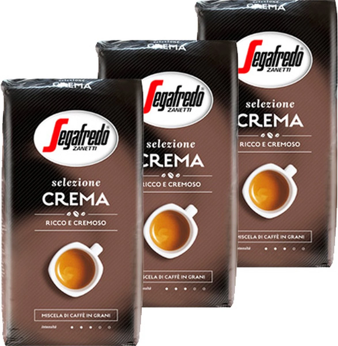 Segafredo Selezione Crema - Koffiebonen - 3 X 1 Kg 1 Segafredo Selezione Crema - Koffiebonen - 3 X 1 Kg