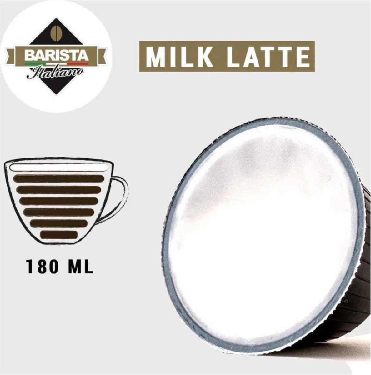Barista Italiano Dolce Gusto Cappuccino Melk Low Fat - 80st 2 Barista Italiano Dolce Gusto Cappuccino Melk Low Fat - 80st - Afbeelding 2