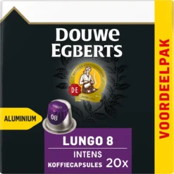Douwe Egberts Lungo Intens Koffiecups - Intensiteit 8/12 - 10 X 20 Capsules 17 Douwe Egberts Lungo Intens Koffiecups - Intensiteit 8/12 - 10 X 20 Capsules -Koffie Korting Winkel 1198x1200