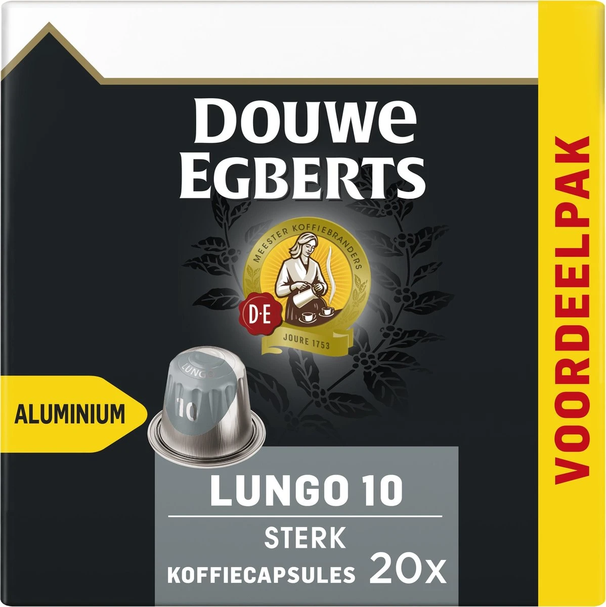 Douwe Egberts Lungo Sterk (10) - 10 X 20 Koffiecups 2 Douwe Egberts Lungo Sterk (10) - 10 X 20 Koffiecups - Afbeelding 2