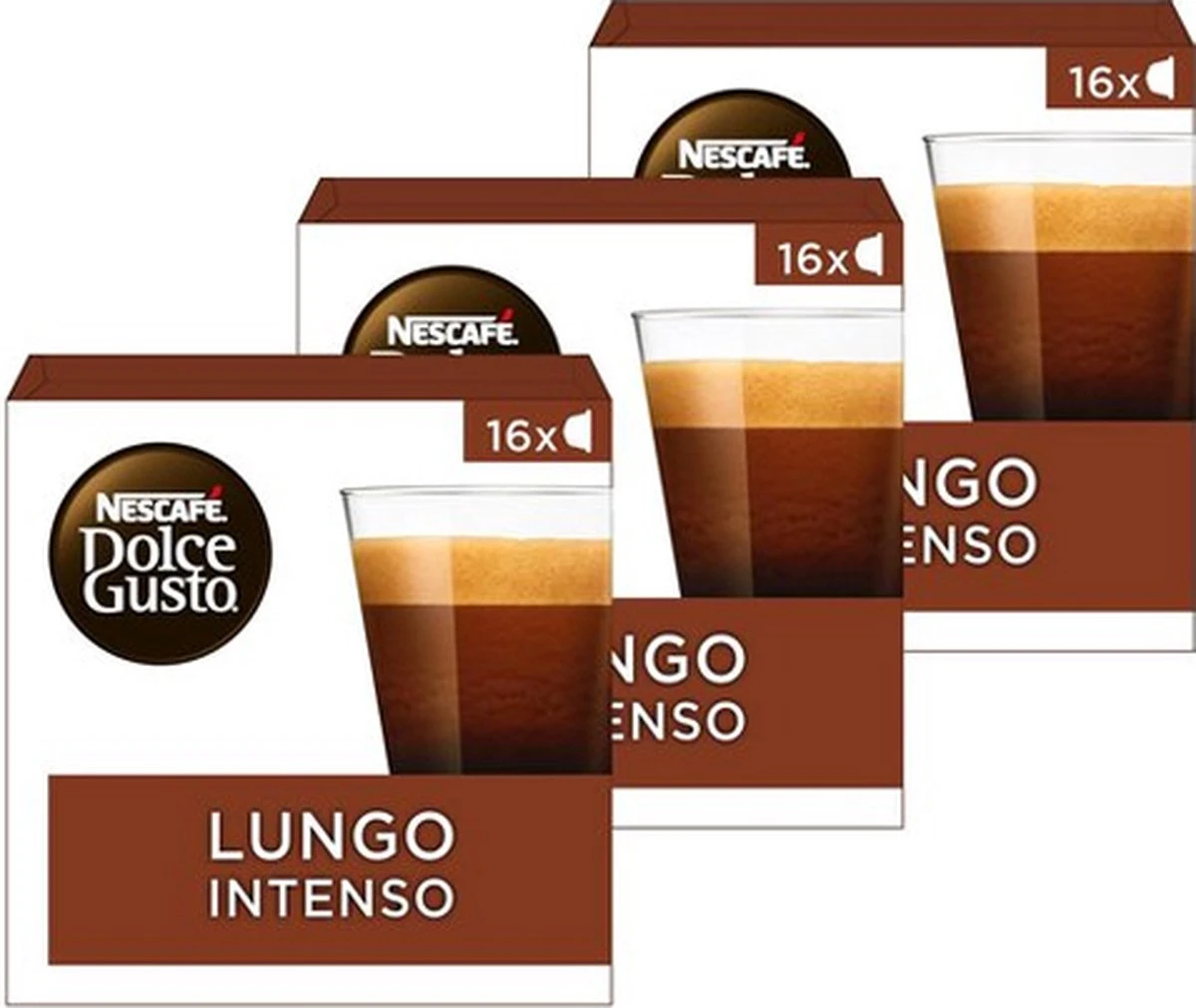 Nescafé Dolce Gusto Lungo Intenso Capsules - 48 Koffiecups 1 Nescafé Dolce Gusto Lungo Intenso Capsules - 48 Koffiecups