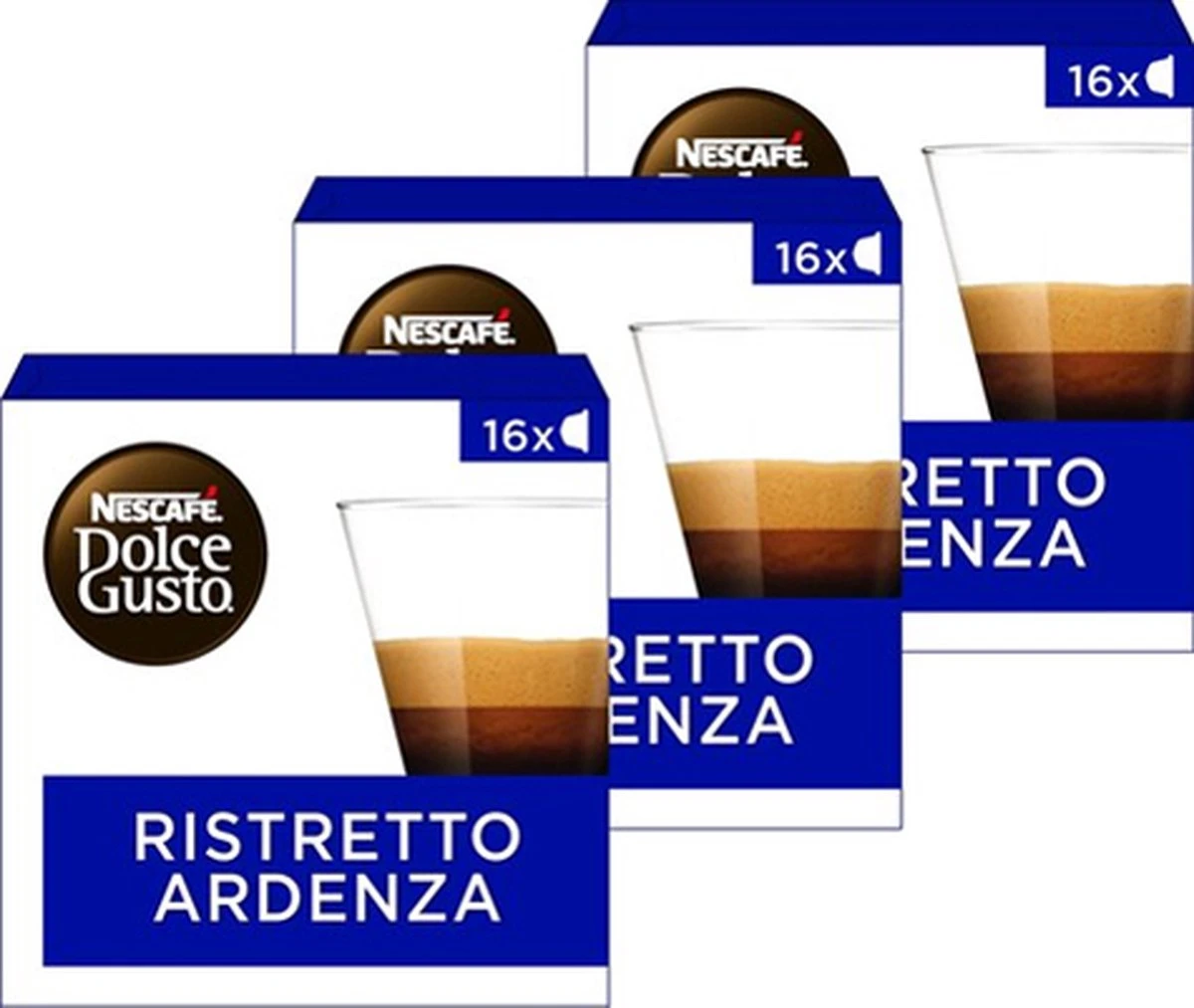 Nescafé Dolce Gusto Espresso Ristretto Ardenza Capsules - 48 Koffiecups 1 Nescafé Dolce Gusto Espresso Ristretto Ardenza Capsules - 48 Koffiecups