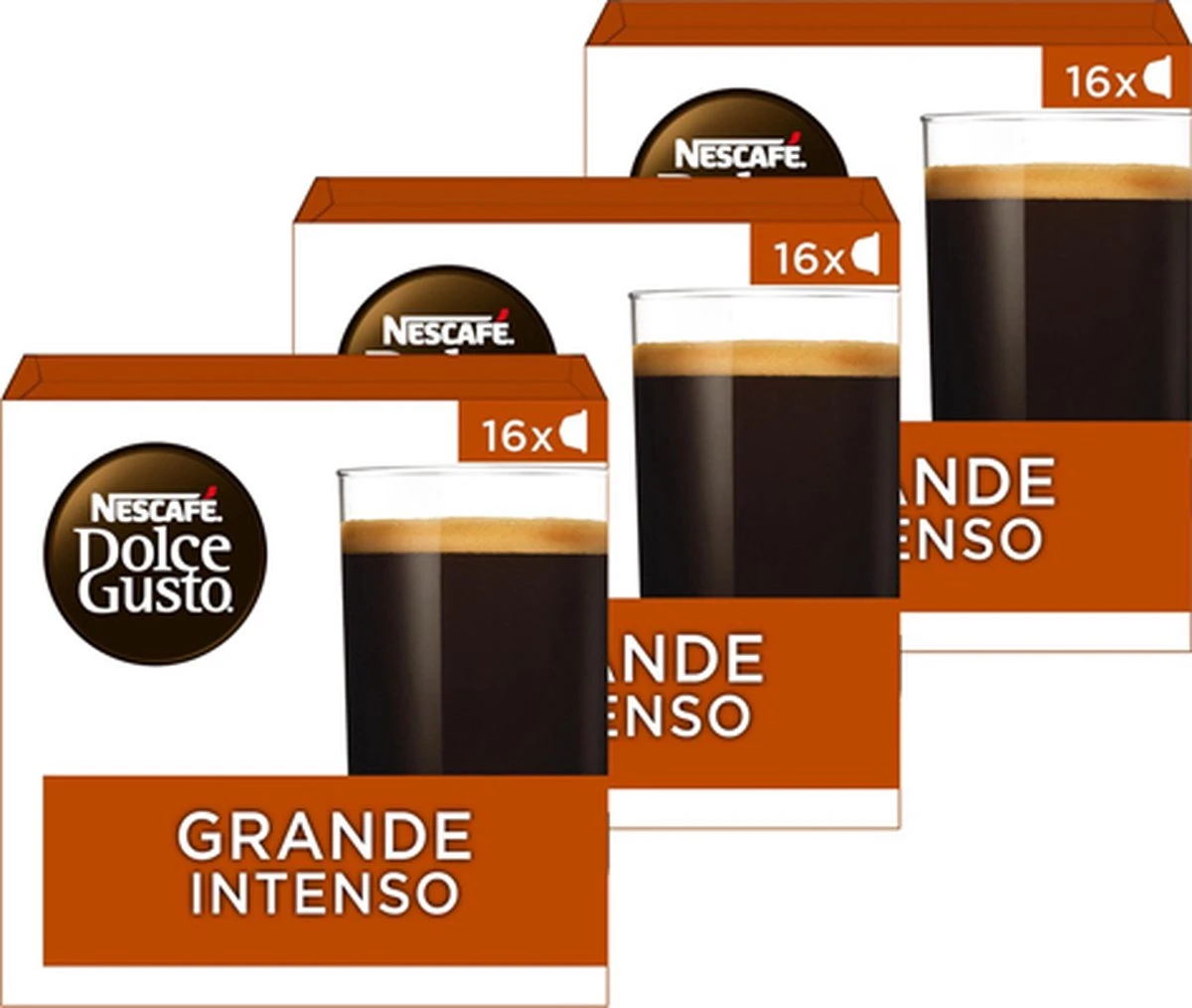 Nescafé Dolce Gusto Grande Intenso Capsules - 48 Koffiecups 1 Nescafé Dolce Gusto Grande Intenso Capsules - 48 Koffiecups
