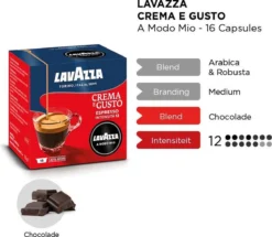 LAVAZZA A Modo Mio Crema E Gusto – 16 Cups 6 LAVAZZA A Modo Mio Crema E Gusto – 16 Cups -Koffie Korting Winkel 1200x1043