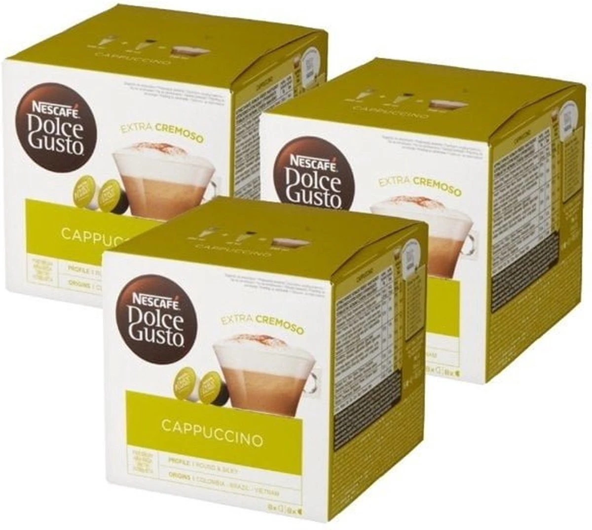 Nescafé Dolce Gusto Cappuccino Capsules - 48 Koffiecups 8 Nescafé Dolce Gusto Cappuccino Capsules - 48 Koffiecups - Afbeelding 8