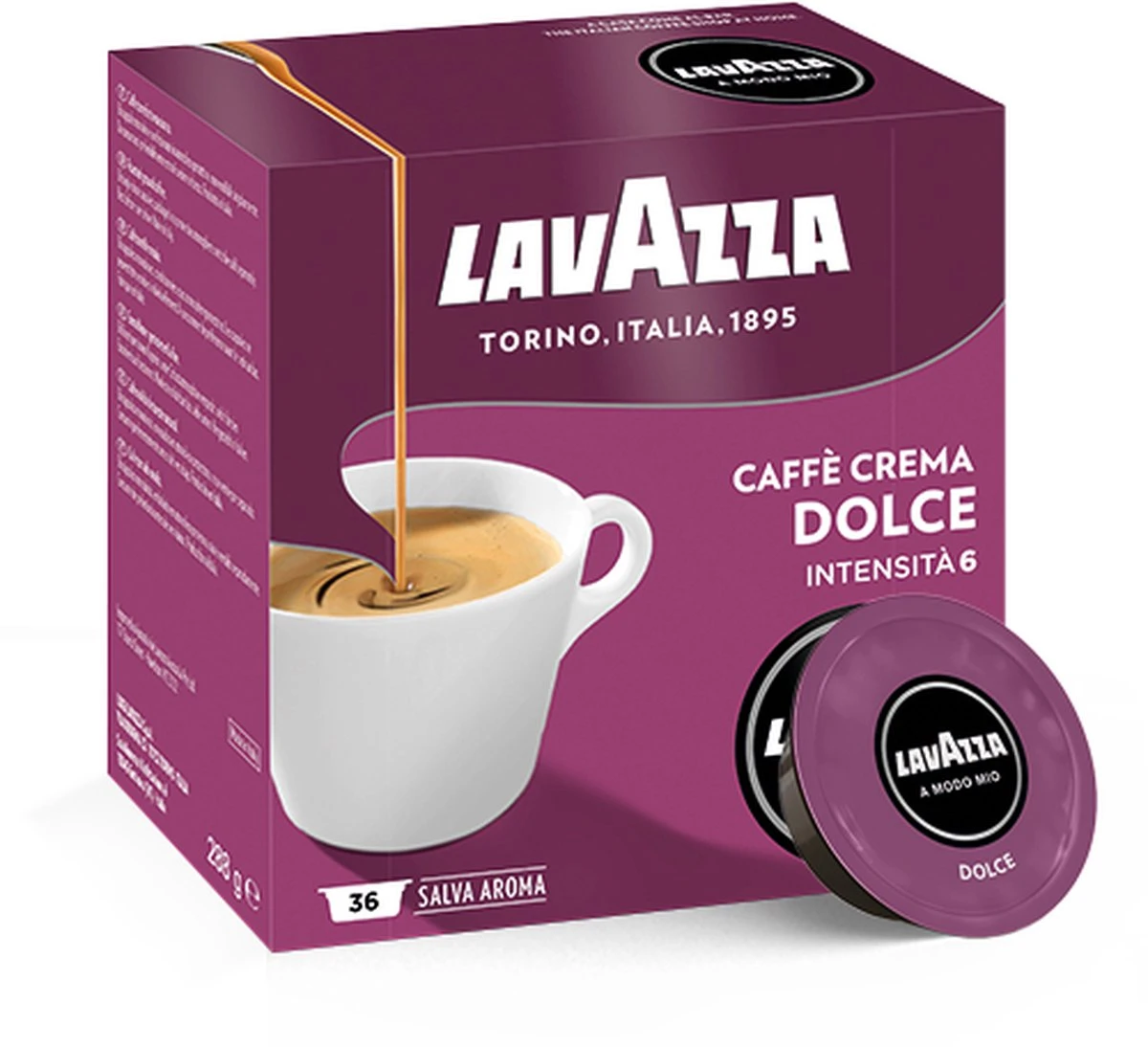 Lavazza A Modo Mio Lungo Dolce 36 Stuks 1 Lavazza A Modo Mio Lungo Dolce 36 Stuks