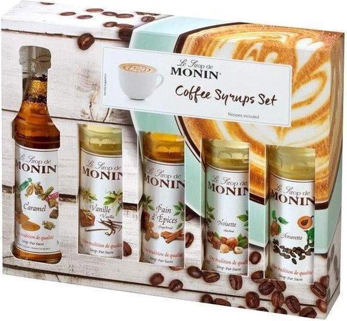 Monin Koffiesiropen Geschenkset - 5 X 5 Cl 1 Monin Koffiesiropen Geschenkset - 5 X 5 Cl