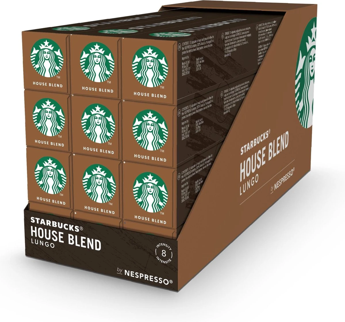 Starbucks By Nespresso House Blend Medium Roast Capsules - 120 Koffiecups 1 Starbucks By Nespresso House Blend Medium Roast Capsules - 120 Koffiecups
