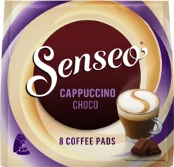 Senseo Cappuccino Choco Koffiepads - 2/9 Intensiteit - 4 X 8 Pads 16 Senseo Cappuccino Choco Koffiepads - 2/9 Intensiteit - 4 X 8 Pads -Koffie Korting Winkel 1200x1152