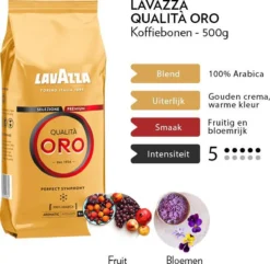 Lavazza Qualità Oro Koffiebonen 6 X 500g 10 Lavazza Qualità Oro Koffiebonen 6 X 500g -Koffie Korting Winkel 1200x1170 1