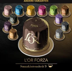 L'OR Espresso Forza Koffiecups - Intensiteit 9/12 - 10 X 10 Capsules 19 L'OR Espresso Forza Koffiecups - Intensiteit 9/12 - 10 X 10 Capsules -Koffie Korting Winkel 1200x1173 6