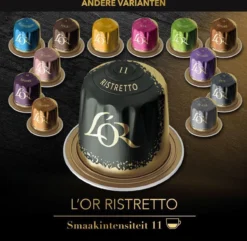 L'OR Espresso Ristretto Koffiecups - Intensiteit 11/12 - 10 X 20 Capsules 27 L'OR Espresso Ristretto Koffiecups - Intensiteit 11/12 - 10 X 20 Capsules -Koffie Korting Winkel 1200x1173 7