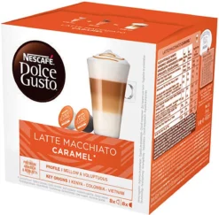 Nescafé Dolce Gusto Caramel Macchiato Capsules - 48 Koffiecups 18 Nescafé Dolce Gusto Caramel Macchiato Capsules - 48 Koffiecups -Koffie Korting Winkel 1200x1179