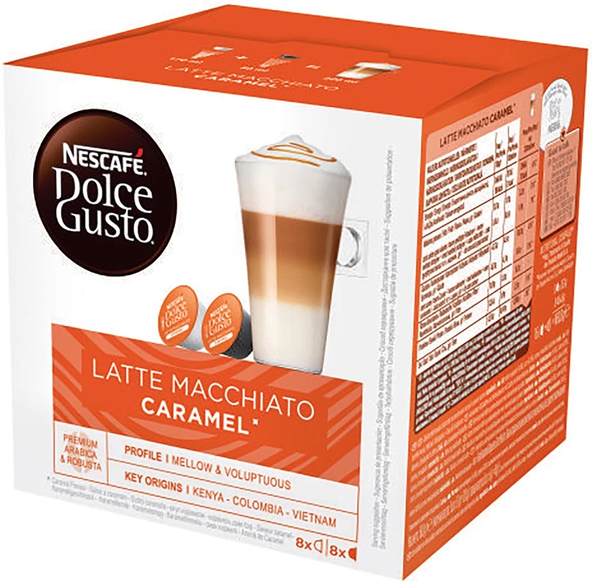 Nescafé Dolce Gusto Caramel Macchiato Capsules - 48 Koffiecups 9 Nescafé Dolce Gusto Caramel Macchiato Capsules - 48 Koffiecups - Afbeelding 9