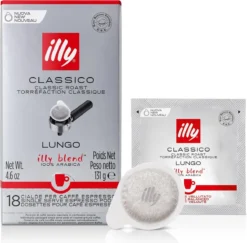 Illy - E.S.E. Servings Classico Lungo 12 X 18 Stuks 5 Illy - E.S.E. Servings Classico Lungo 12 X 18 Stuks -Koffie Korting Winkel 1200x1182 2