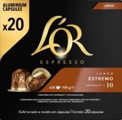 L'OR Lungo Estremo (10) - 10 X 20 Koffiecups 21 L'OR Lungo Estremo (10) - 10 X 20 Koffiecups -Koffie Korting Winkel 1200x1187 4