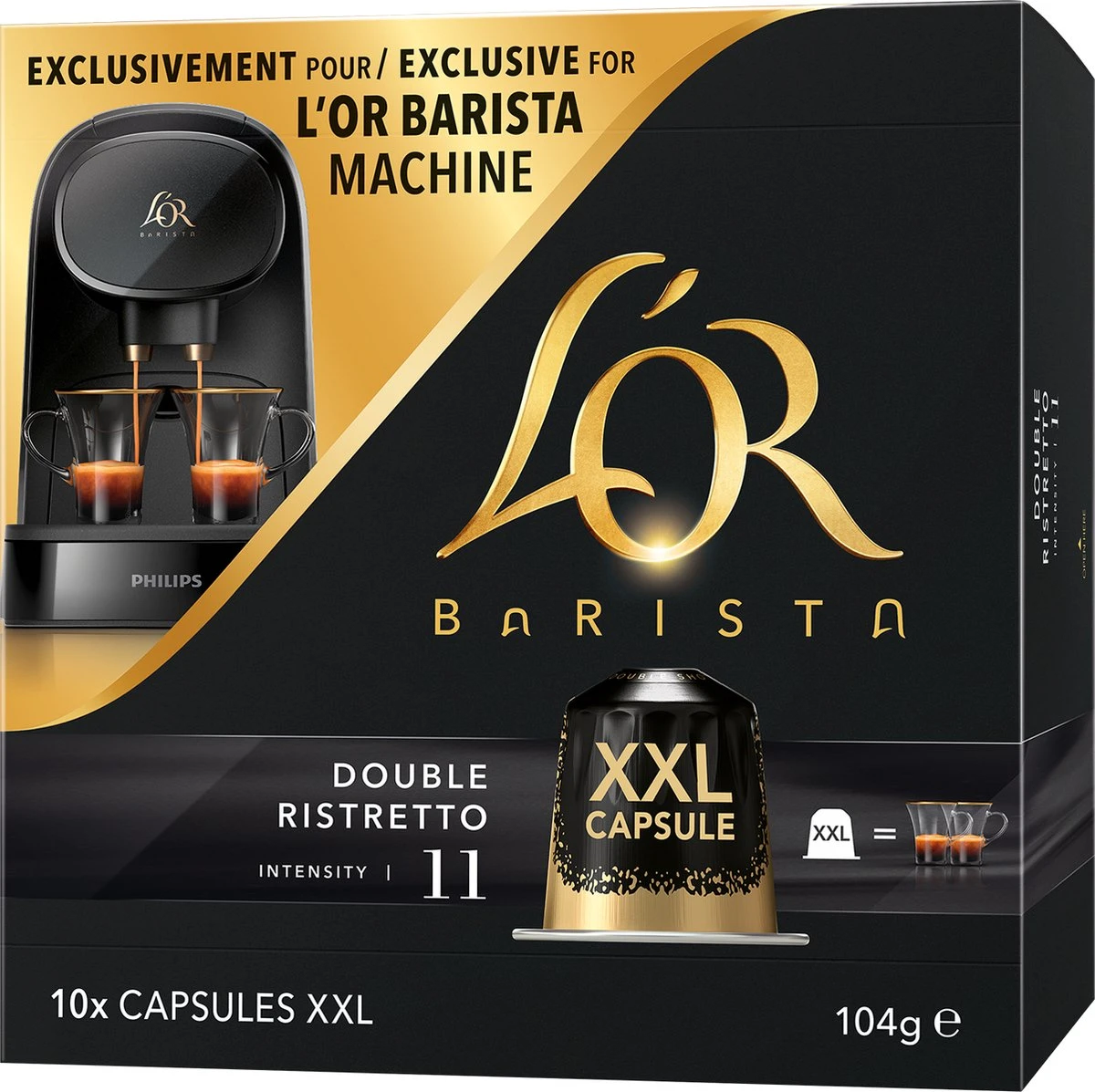 L'OR BARISTA XXL Ristretto (11) - 5 X 10 Koffiecups 10 L'OR BARISTA XXL Ristretto (11) - 5 X 10 Koffiecups - Afbeelding 10