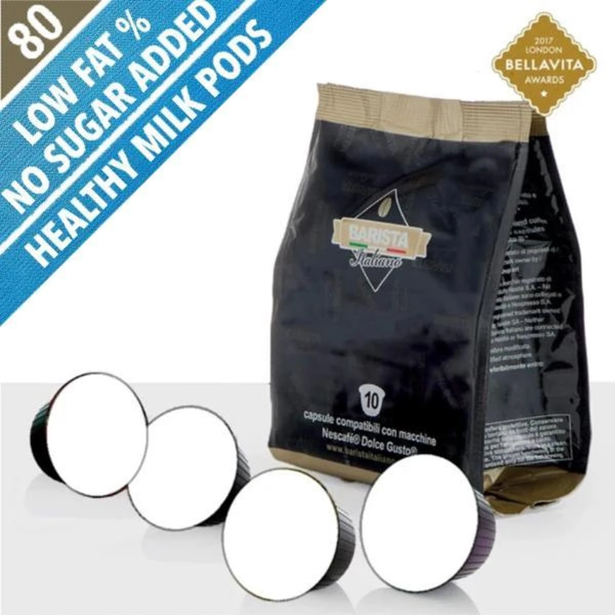 Barista Italiano Dolce Gusto Cappuccino Melk Low Fat - 80st 1 Barista Italiano Dolce Gusto Cappuccino Melk Low Fat - 80st