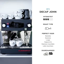 Aroma Club - Cafeïnevrije Koffiebonen 1KG - No. 5 Decaf John - Koffie Intensiteit 3/5 8 Aroma Club - Cafeïnevrije Koffiebonen 1KG - No. 5 Decaf John - Koffie Intensiteit 3/5 -Koffie Korting Winkel 1200x1200 155