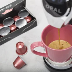 Aroma Club - Nespresso Compatible Capsules (120 St.) - No. 4 Fair Frank - Intensiteit 4/5 - Espresso - 100% Aluminium Koffiecups 12 Aroma Club - Nespresso Compatible Capsules (120 St.) - No. 4 Fair Frank - Intensiteit 4/5 - Espresso - 100% Aluminium Koffiecups -Koffie Korting Winkel 1200x1200 24