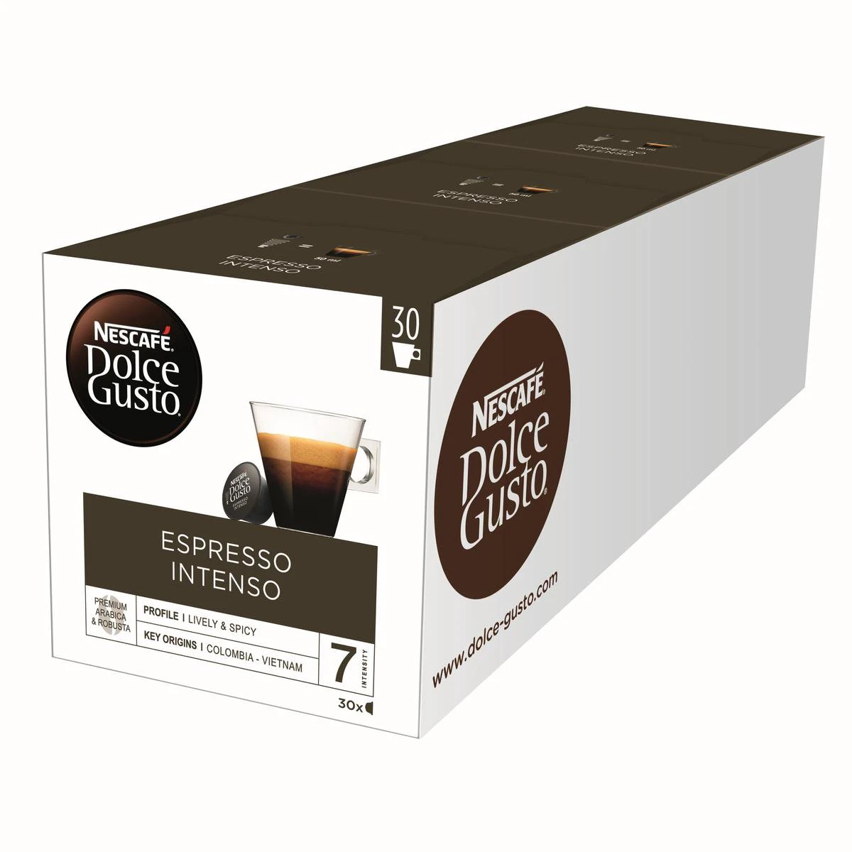 Nescafé Dolce Gusto Espresso Intenso Capsules - 90 Koffiecups 8 Nescafé Dolce Gusto Espresso Intenso Capsules - 90 Koffiecups - Afbeelding 8