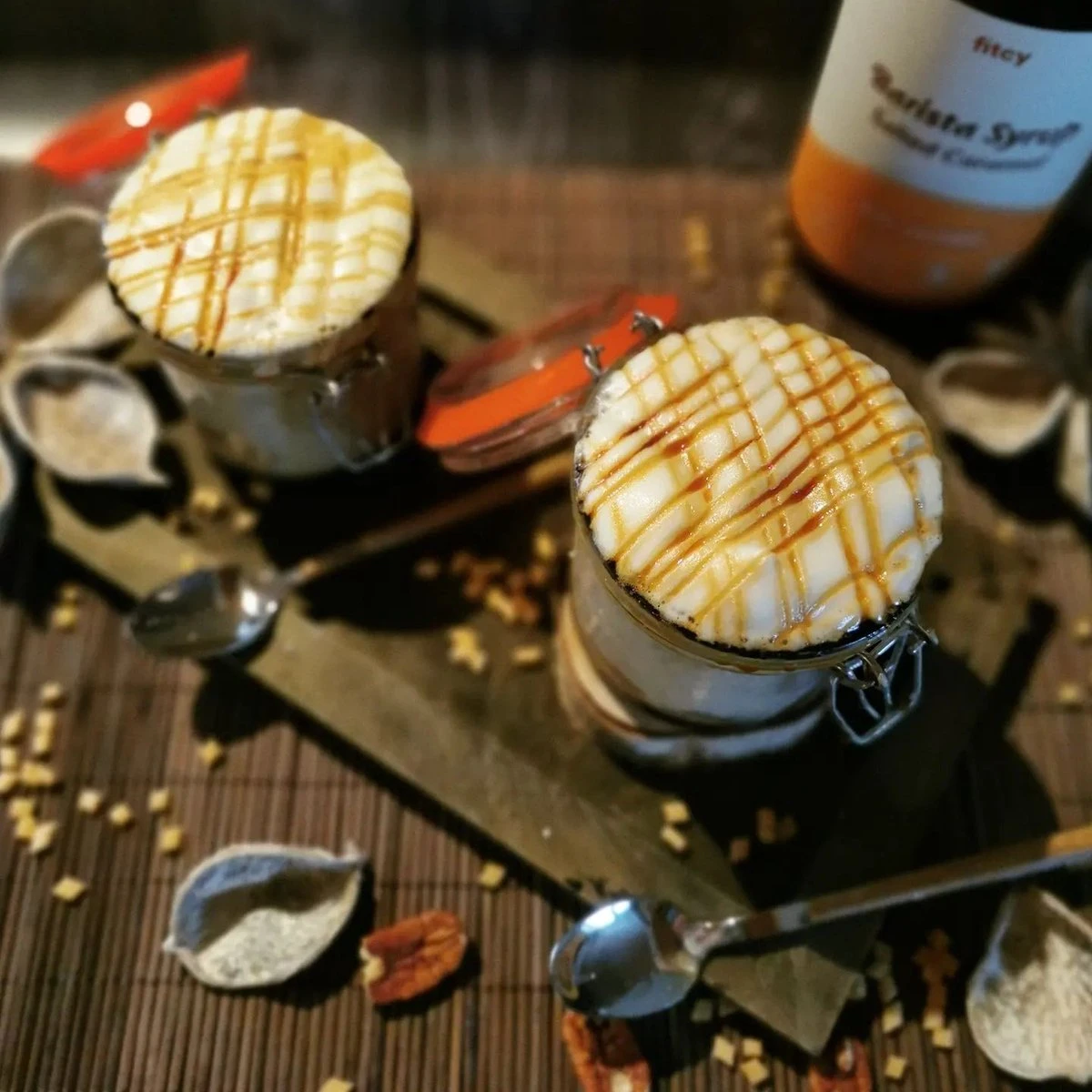 Fitcy | Koffiesiroop | Salted Caramel | Barista Syrup | Zero | Vegan | Vetvrij | Suikervrij | Keto-vriendelijk | Koffie | Siroop | MET DOSEERPOMP | 1L 3 Fitcy | Koffiesiroop | Salted Caramel | Barista Syrup | Zero | Vegan | Vetvrij | Suikervrij | Keto-vriendelijk | Koffie | Siroop | MET DOSEERPOMP | 1L - Afbeelding 3