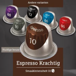 Douwe Egberts Espresso Krachtig Koffiecups - Intensiteit 10/12 - 10 X 20 Capsules 13 Douwe Egberts Espresso Krachtig Koffiecups - Intensiteit 10/12 - 10 X 20 Capsules -Koffie Korting Winkel 1200x1200 91