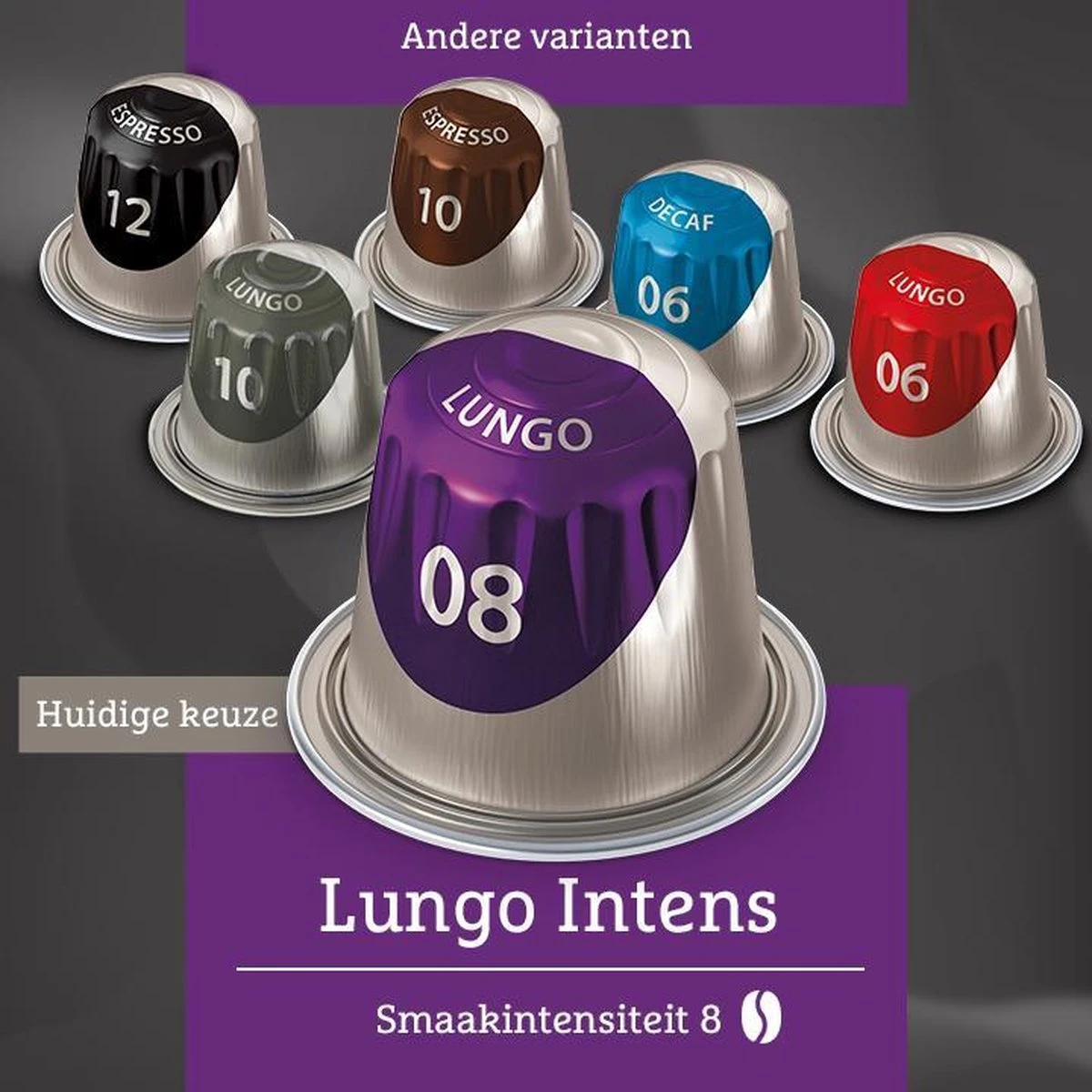 Douwe Egberts Lungo Intens (8) - 5 X 40 Koffiecups 11 Douwe Egberts Lungo Intens (8) - 5 X 40 Koffiecups - Afbeelding 11