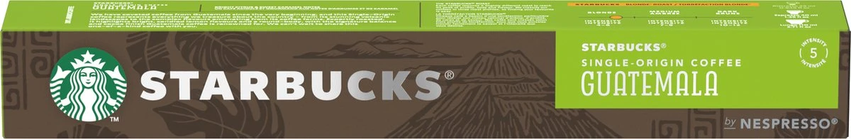 Starbucks By Nespresso Guatemala 120 Koffiecups 3 Starbucks By Nespresso Guatemala 120 Koffiecups - Afbeelding 3