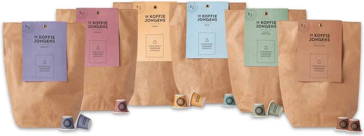 De Koffiejongens - Grootverpakking Ristretto - 200 Nespresso Koffiecups 2 De Koffiejongens - Grootverpakking Ristretto - 200 Nespresso Koffiecups - Afbeelding 2