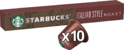 Starbucks By Nespresso Capsules Italian Roast - 12 Doosjes à 10 Koffiecups 9 Starbucks By Nespresso Capsules Italian Roast - 12 Doosjes à 10 Koffiecups -Koffie Korting Winkel 1200x480