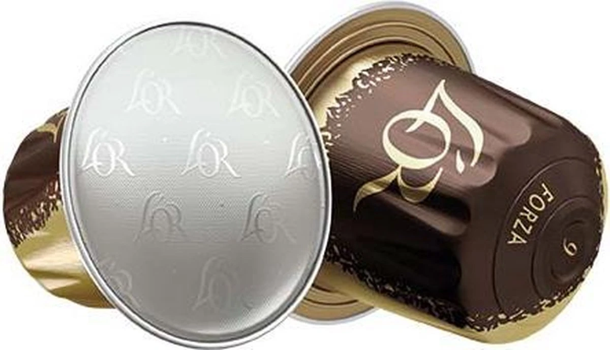 L'OR Espresso Forza Koffiecups - Intensiteit 9/12 - 10 X 20 Capsules 2 L'OR Espresso Forza Koffiecups - Intensiteit 9/12 - 10 X 20 Capsules - Afbeelding 2