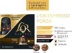 L'OR BARISTA XXL Forza (9) - 5 X 10 Koffiecups 16 L'OR BARISTA XXL Forza (9) - 5 X 10 Koffiecups -Koffie Korting Winkel 1200x895 2