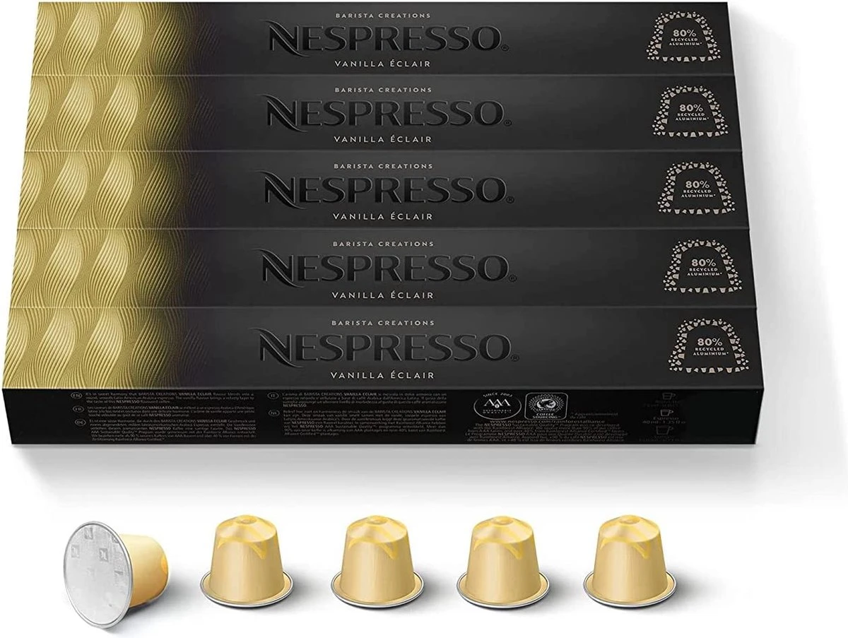 Nespresso - Vanilla Eclair - Coffee Cups - 100 Stuks 1 Nespresso - Vanilla Eclair - Coffee Cups - 100 Stuks