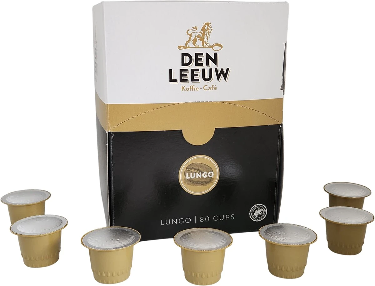 Voordeelpakket: Den Leeuw Lungo (80 Koffiecups) - Roast Koffiecups - Echte Hollandsche Koffie Van Den Leeuw In Nespresso Cups - Nespresso Compatibele Koffie Cups 3 Voordeelpakket: Den Leeuw Lungo (80 Koffiecups) - Roast Koffiecups - Echte Hollandsche Koffie Van Den Leeuw In Nespresso Cups - Nespresso Compatibele Koffie Cups - Afbeelding 3
