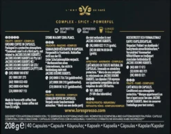 L'OR Lungo Estremo Koffiecups - Intensiteit 10/12 - 4 X 40 Capsules 8 L'OR Lungo Estremo Koffiecups - Intensiteit 10/12 - 4 X 40 Capsules -Koffie Korting Winkel 1200x942 3