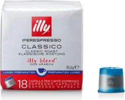 Illy - Iperespresso Koffie Home Classico Lungo 6 X 18 Capsules 6 Illy - Iperespresso Koffie Home Classico Lungo 6 X 18 Capsules -Koffie Korting Winkel 1200x956 1